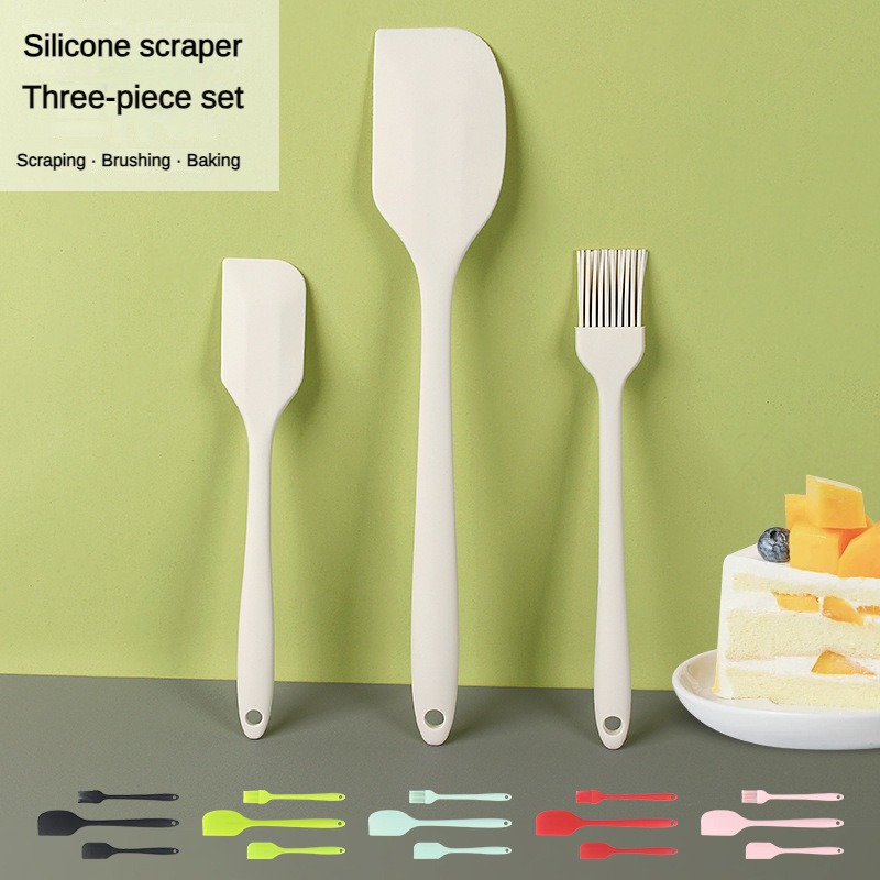 Pastry Brush Silicone - 3 Piece Kitchen Baking Set All