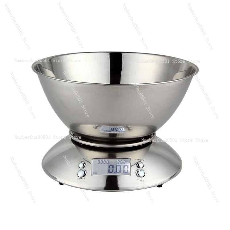 Kitchen Baking Bowls - Digital Kitchen Scale Stainless Steel Food