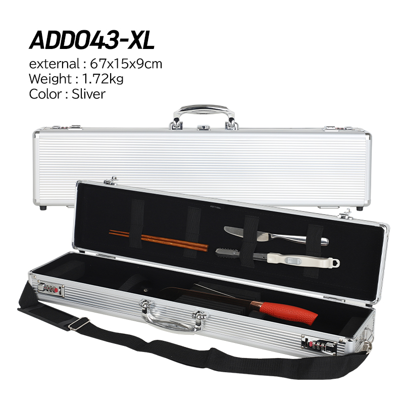 Cooking Chef Xl - ADD043-BLACK / SILVER-EXTRA LARGE 67x15x9cm Knife