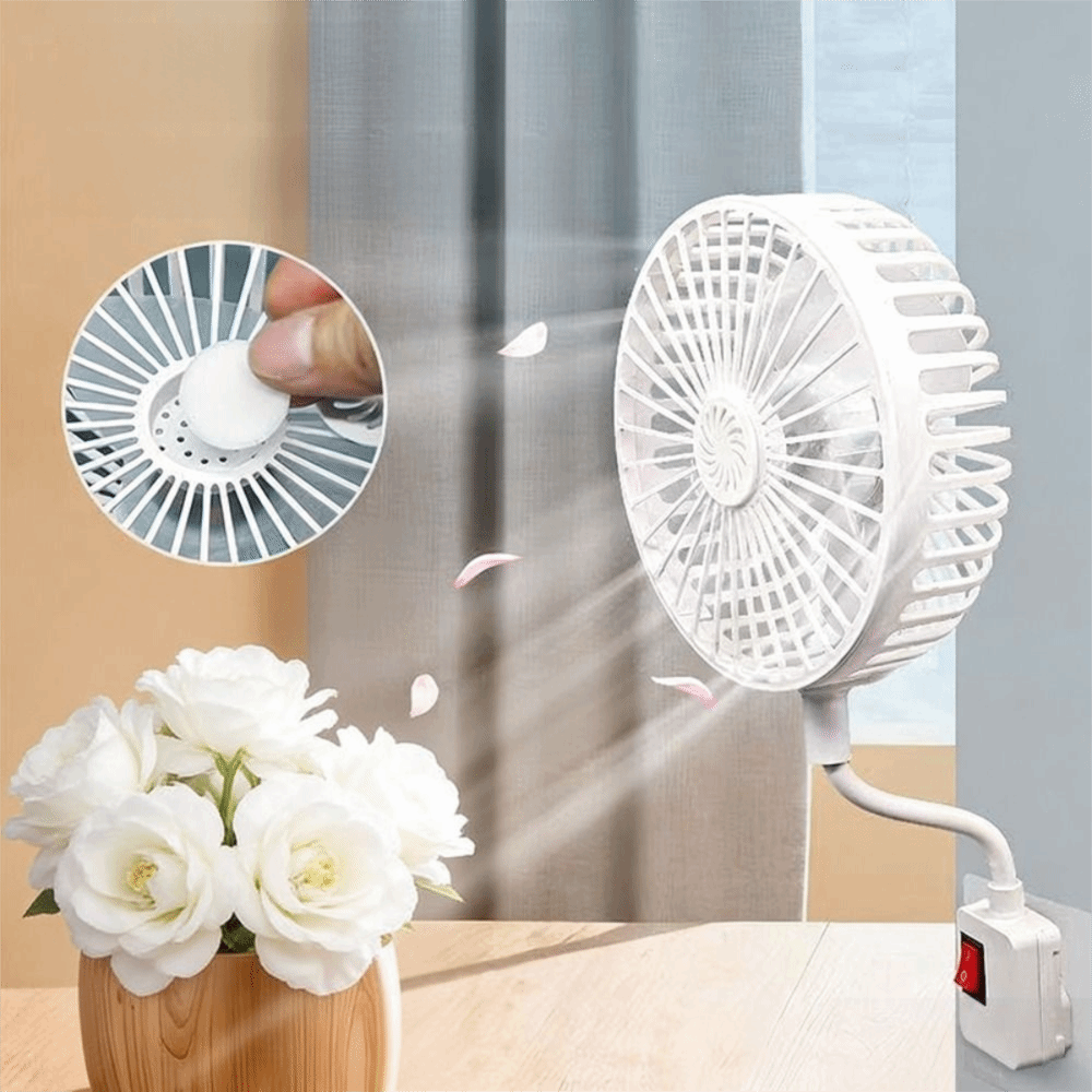 Kitchen Job - 360 Rotatable Socket Fan with Safety
