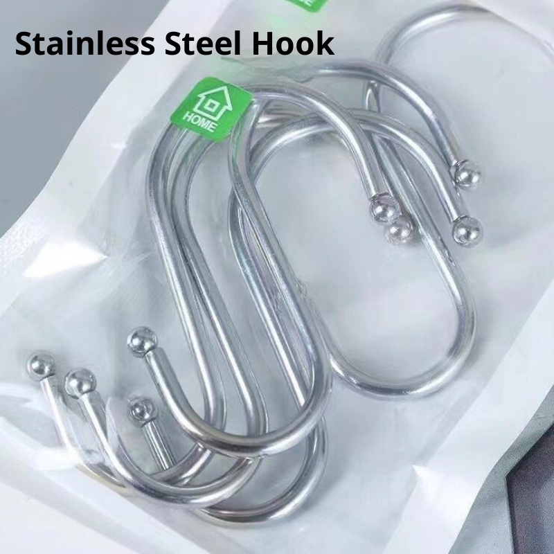 Stainless Steel S Shape Hook M - Kitchen Jobs ulasan dan harga