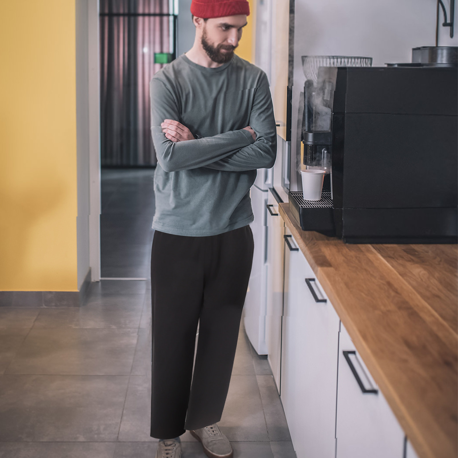 Black Breathable Chef Pants fo - Cooking Chef Xl ulasan dan harga