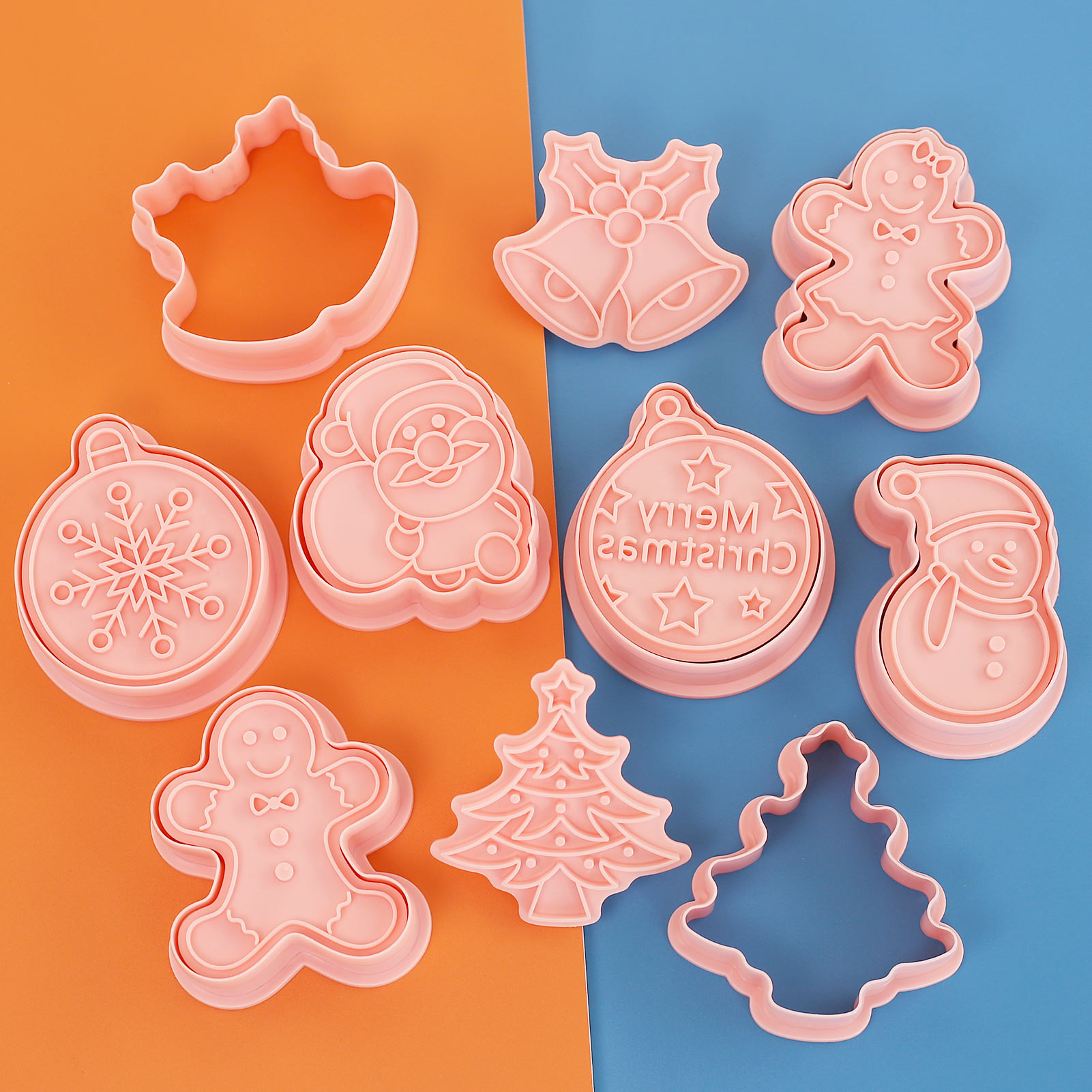 8 Piece Chrismas Cookie Cutter - Kitchen Baking Cookies ulasan dan harga