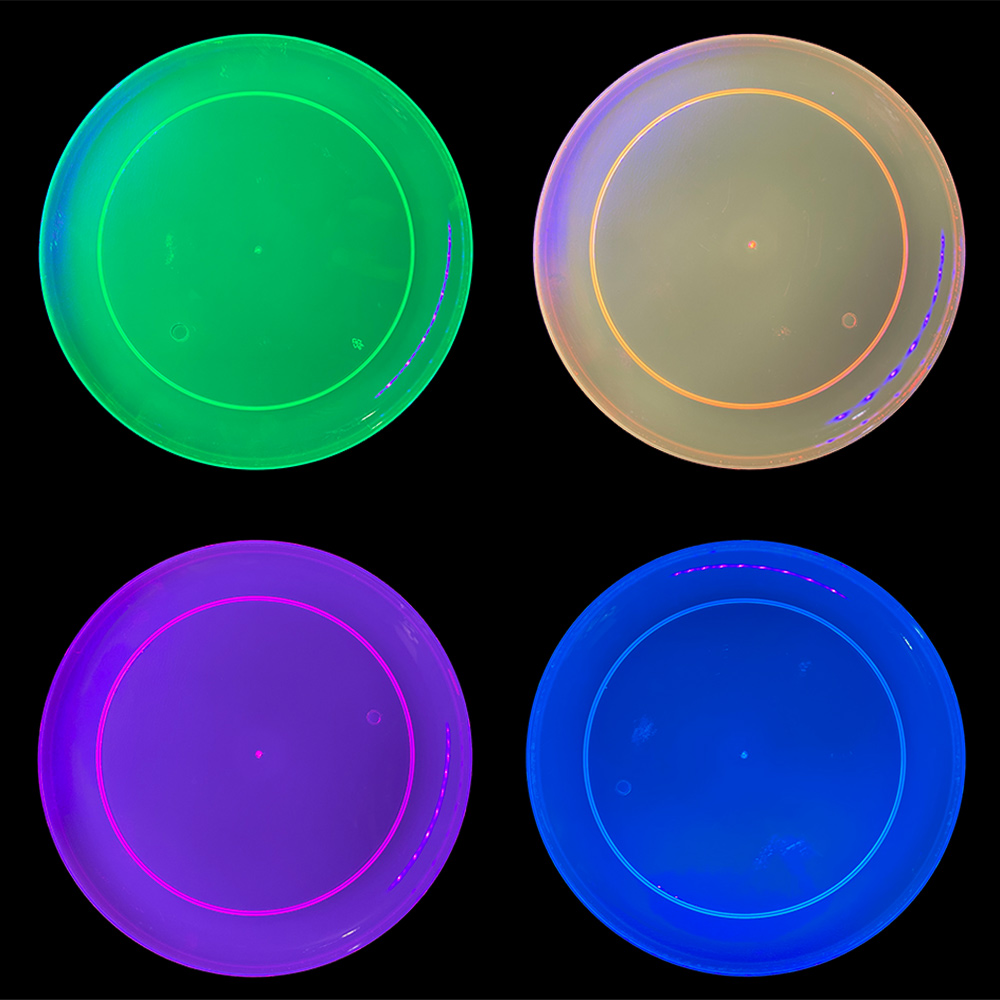32 Pcs Neon Black Light Party  - Cake Board Round ulasan dan harga