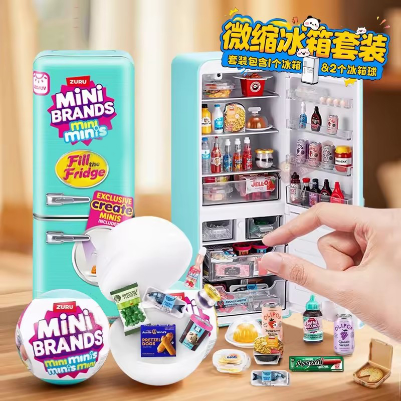 HOT Led Light Up Mini Refriger - Miniature Baking Kitchen ulasan dan harga