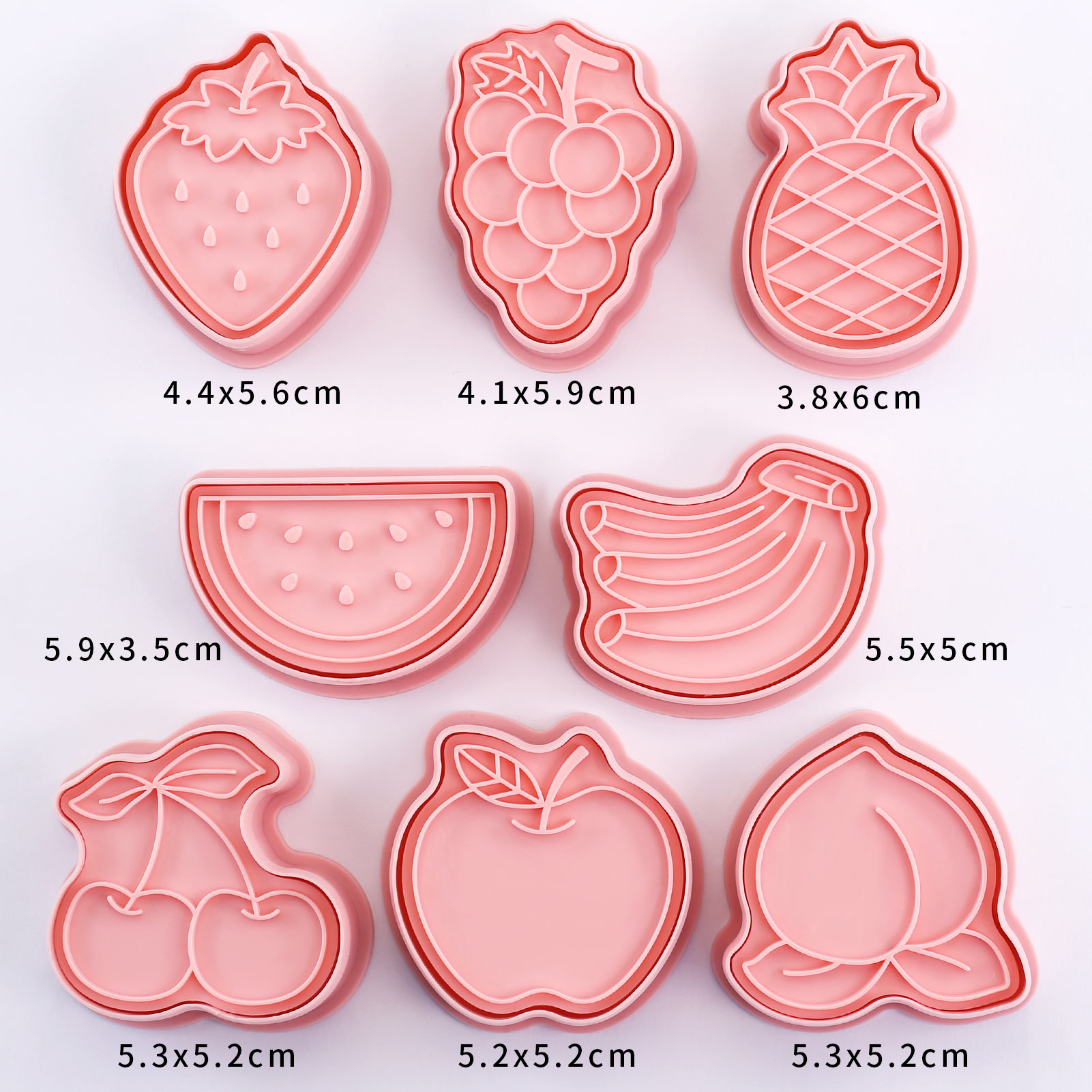 8 Piece Cute Fruits Cookie Cut - Kitchen Baking Cookies ulasan dan harga