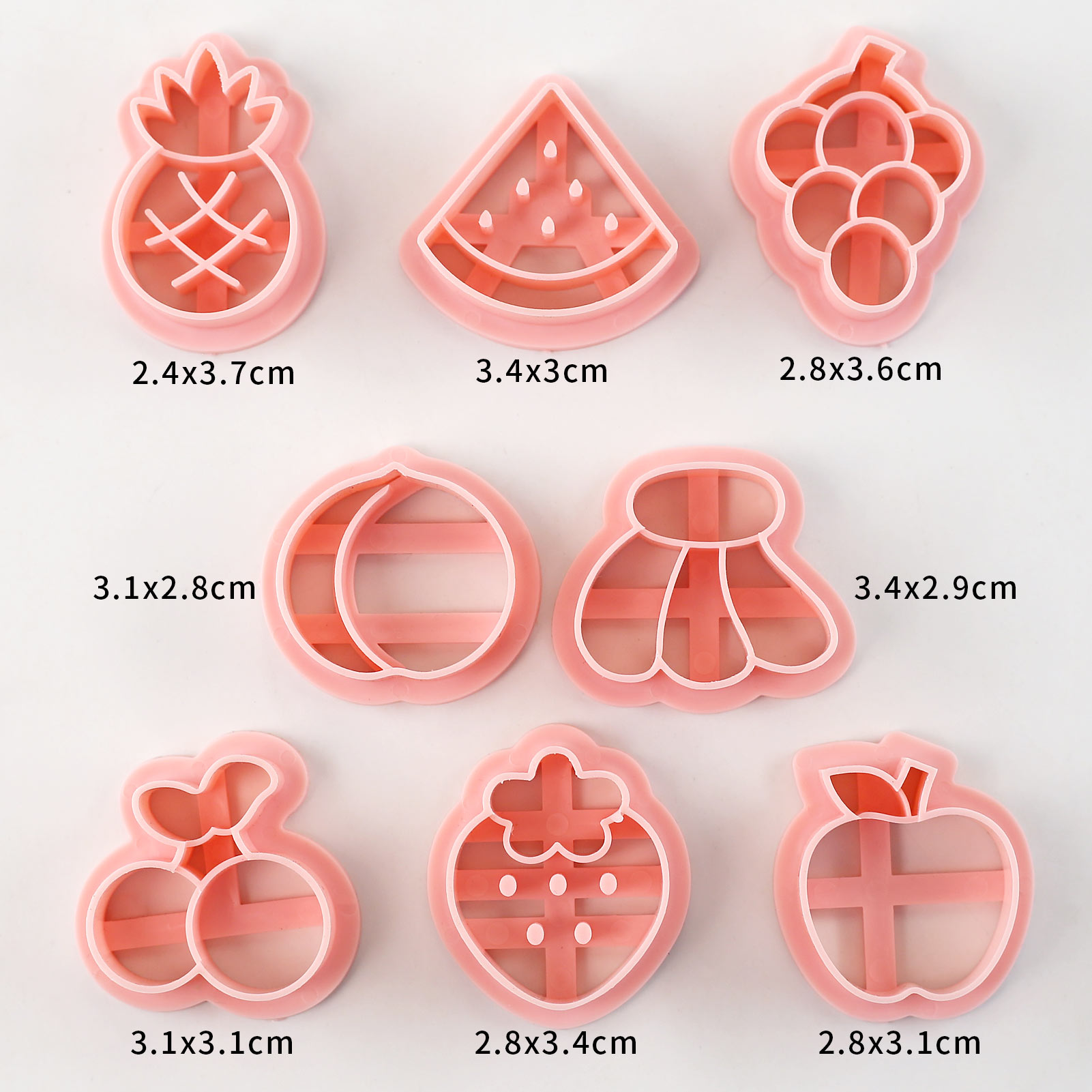 8 Piece Cute Fruits Cookie Cut - Kitchen Baking Cookies ulasan dan harga