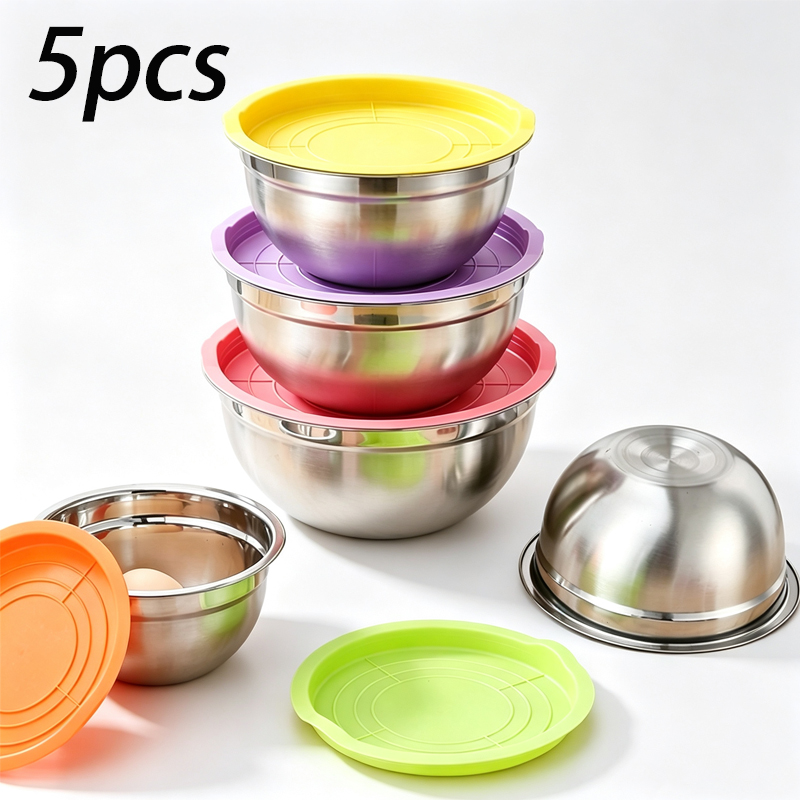 5pcs stainless steel The Mixin - Kitchen Baking Bowls ulasan dan harga