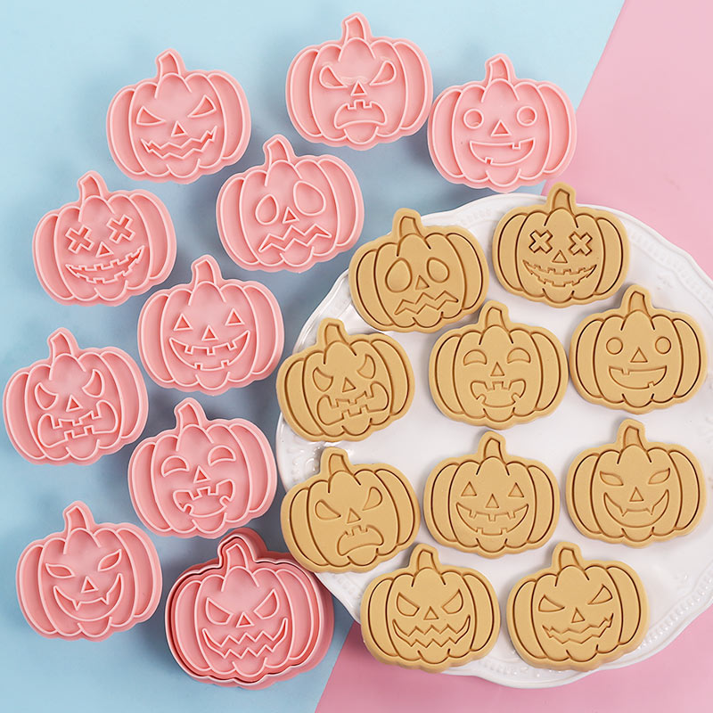 Halloween Pumpkin Face Cookie  - Kitchen Baking Cookies ulasan dan harga