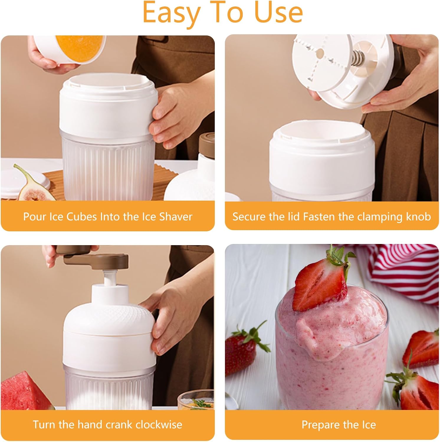 Portable Manual Ice Shaver Sno - Kitchen Job ulasan dan harga