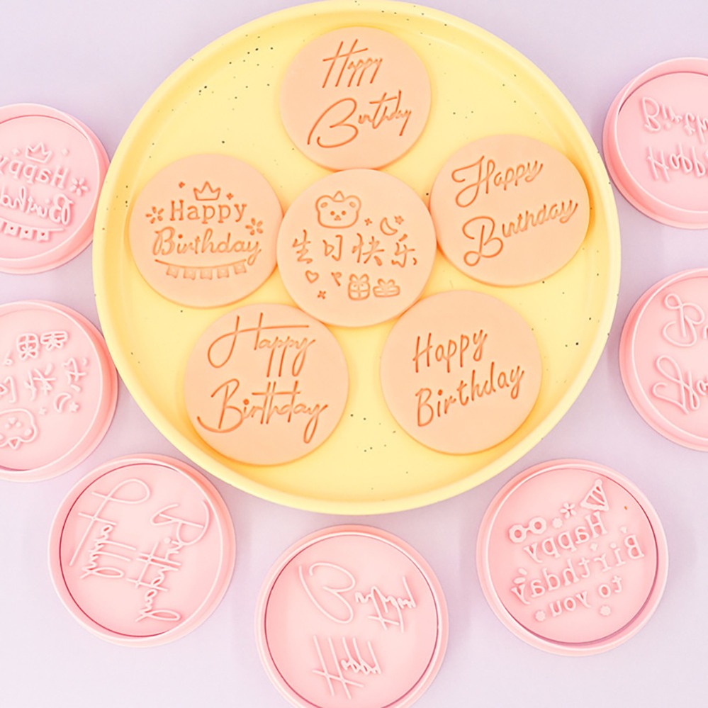 Happy Birthday Cookie Cutters  - Kitchen Baking Cookies ulasan dan harga