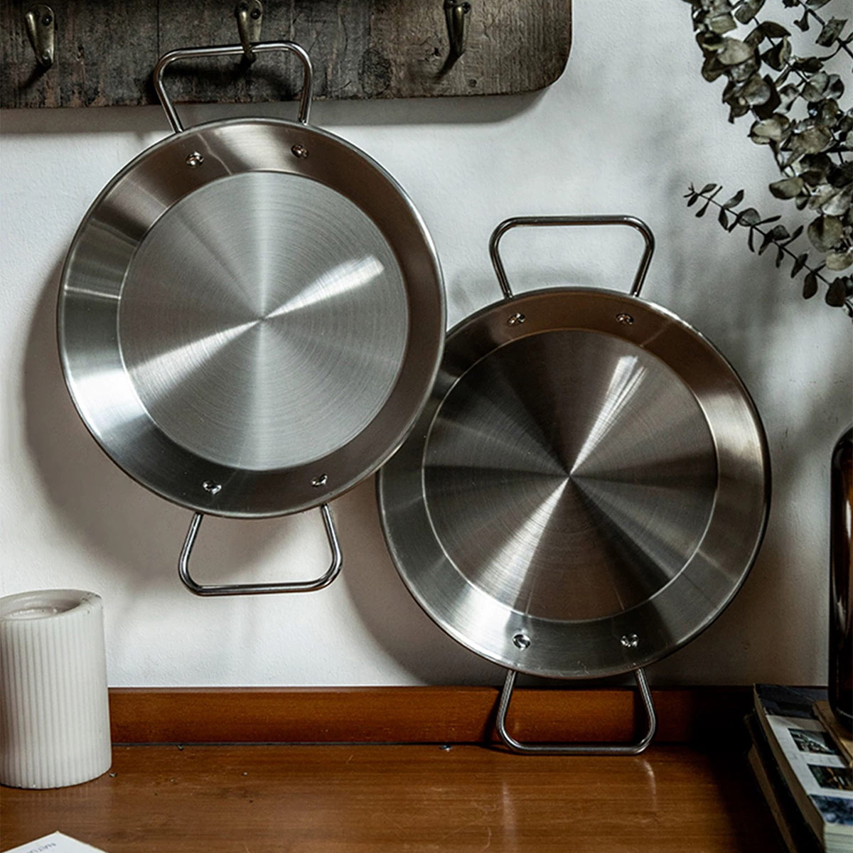 INS Stainless Steel Double-Han - Cake Board Round ulasan dan harga