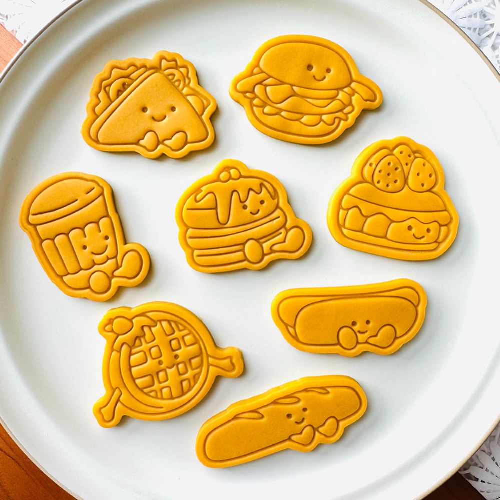 Cute Burger Sandwich Cookie Cu - Kitchen Baking Cookies ulasan dan harga