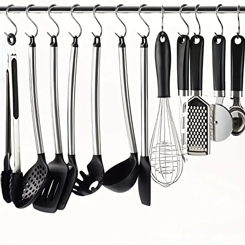 10pcs Stainless Steel S Shaped - Kitchen Jobs ulasan dan harga