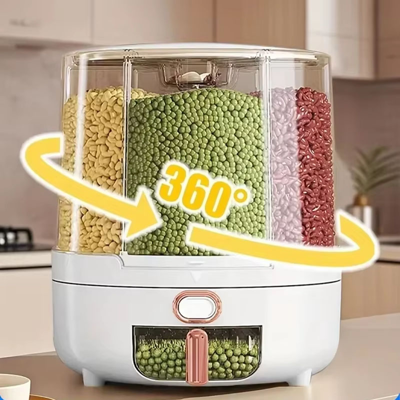 6-Compartment 360° Rotating Ai - Kitchen Job ulasan dan harga