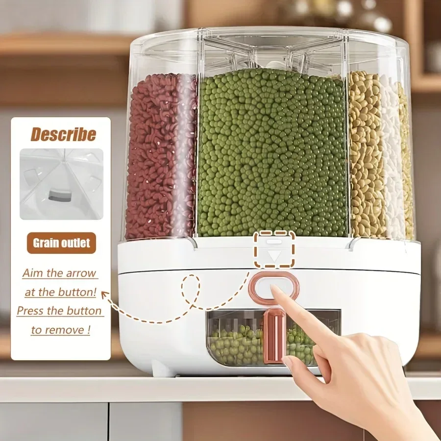 6-Compartment 360° Rotating Ai - Kitchen Job ulasan dan harga