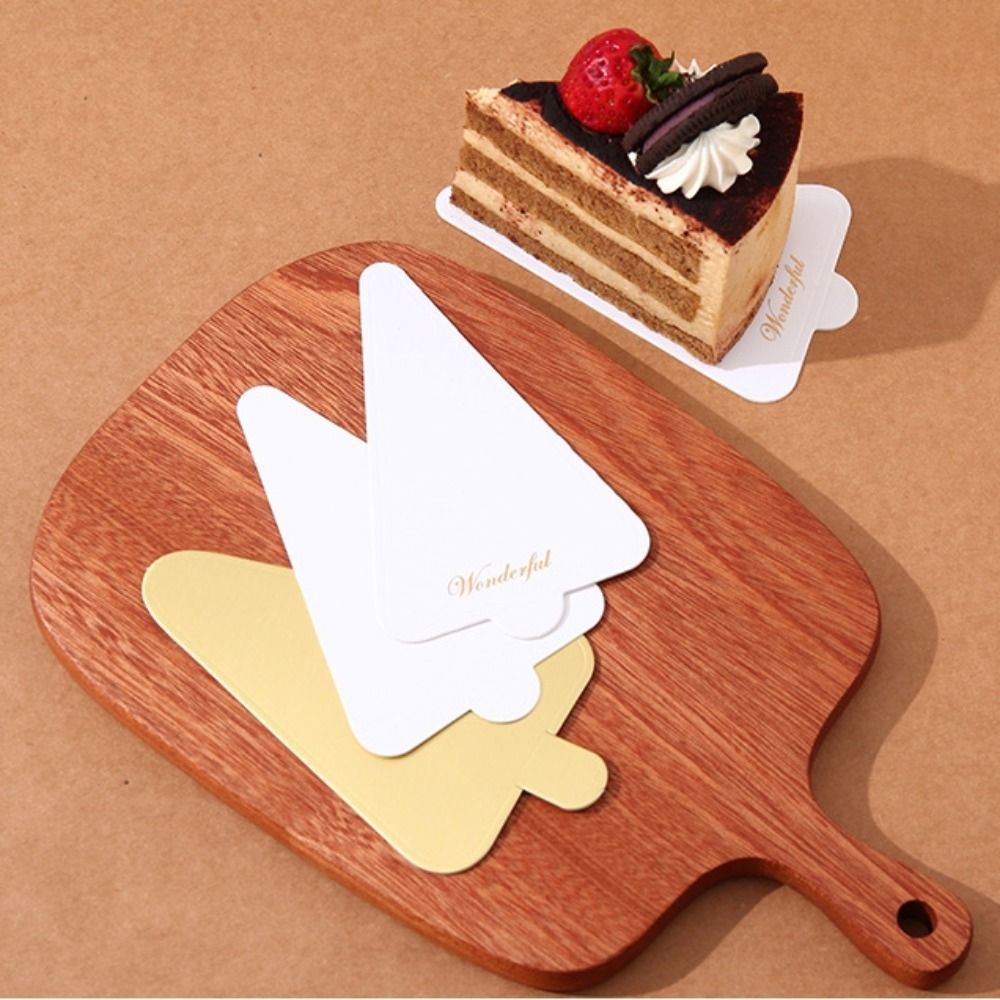 50/100pcs Disposable Dessert B - Cake Board Round ulasan dan harga