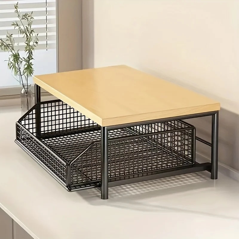 Vertical Microwave Stand with  - Kitchen Baking Drawer ulasan dan harga