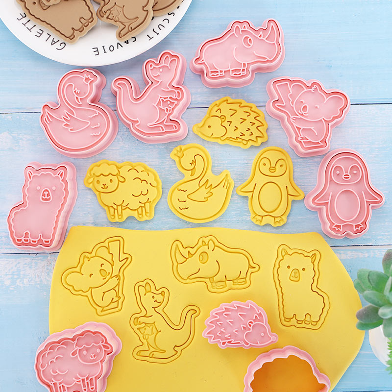 8 Pcs Animal Cookie Molds - Ko - Kitchen Baking Cookies ulasan dan harga