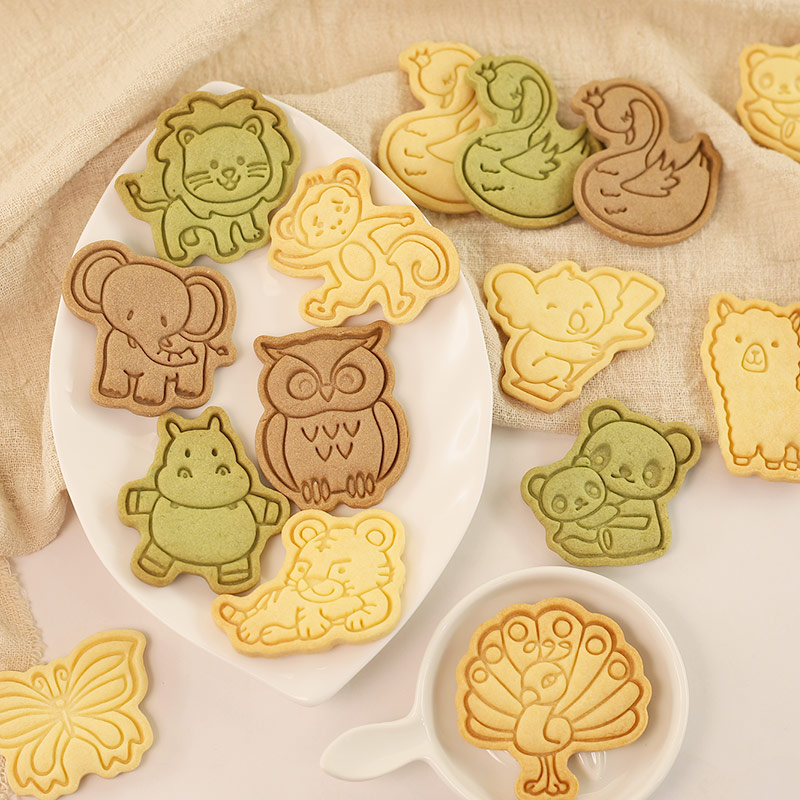 8 Pcs Animal Cookie Molds - Ko - Kitchen Baking Cookies ulasan dan harga