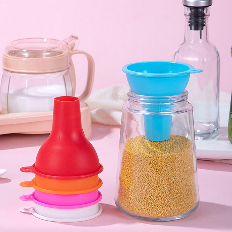 【8CM Silicone Wide-Mouth Funne - Kitchen Jobs ulasan dan harga