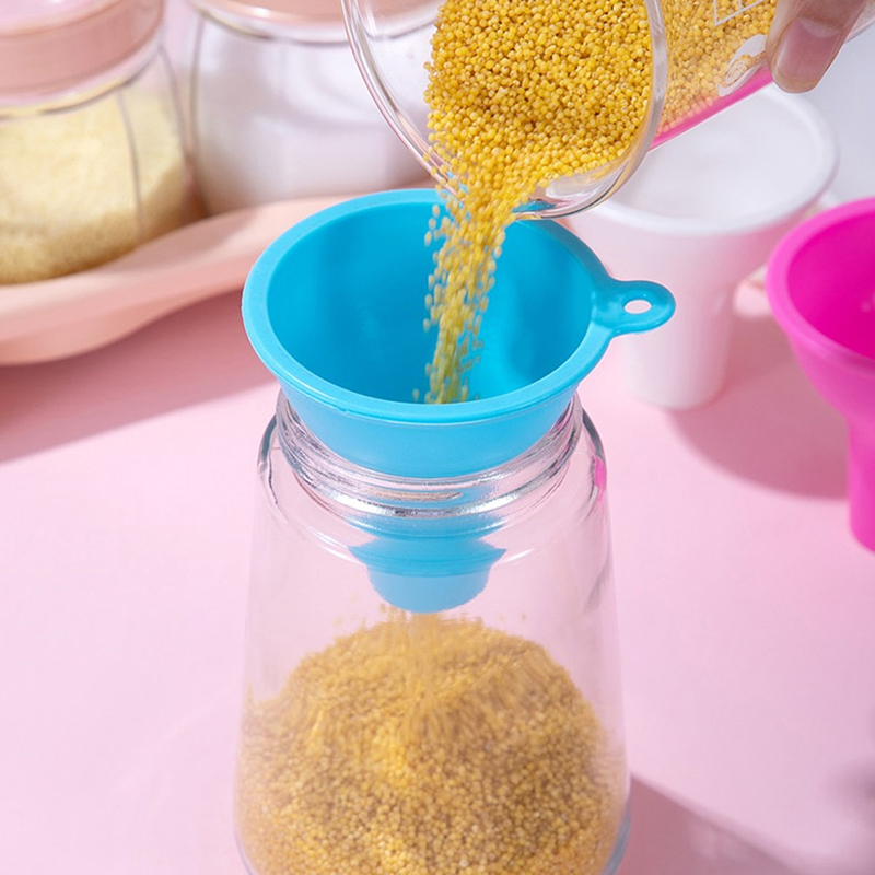 【8CM Silicone Wide-Mouth Funne - Kitchen Jobs ulasan dan harga