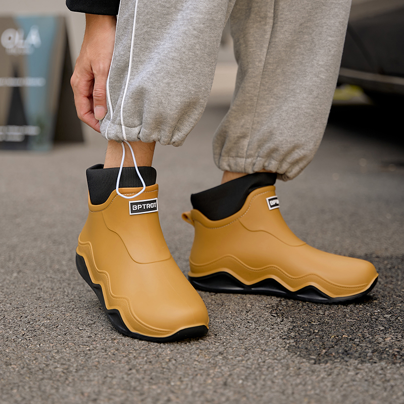 New 2024 Men's Rain Boots Wint - Kitchen Job ulasan dan harga