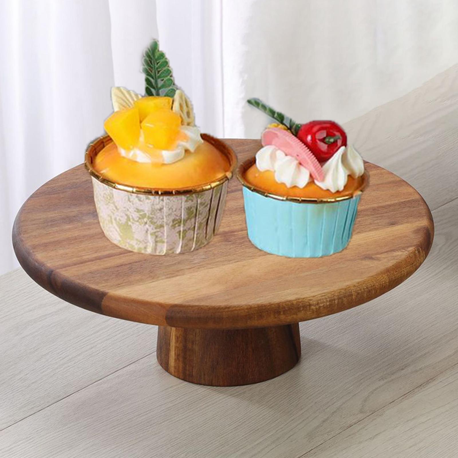 Wood Cake Stand Multiuse Chees - Cake Board Round ulasan dan harga