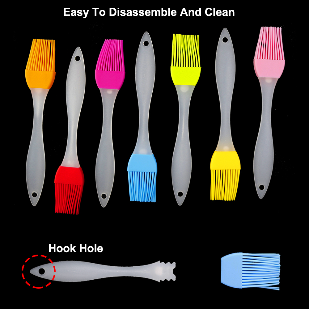 1Pcs 7 Colour Food Silicone Br - Pastry Brush Silicone ulasan dan harga