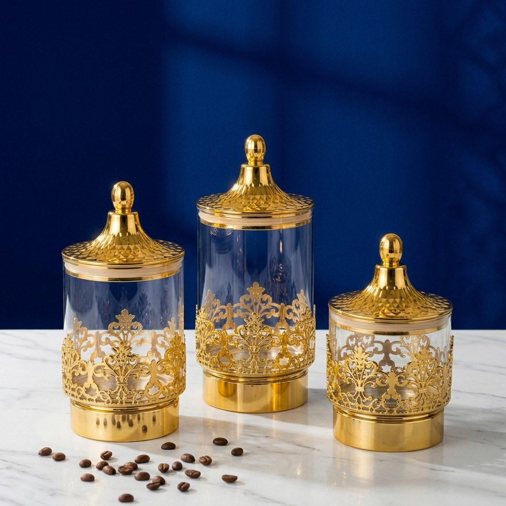 European Transparent Gold-plat - Kitchen Job ulasan dan harga