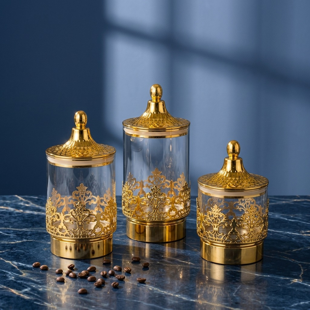 European Transparent Gold-plat - Kitchen Job ulasan dan harga