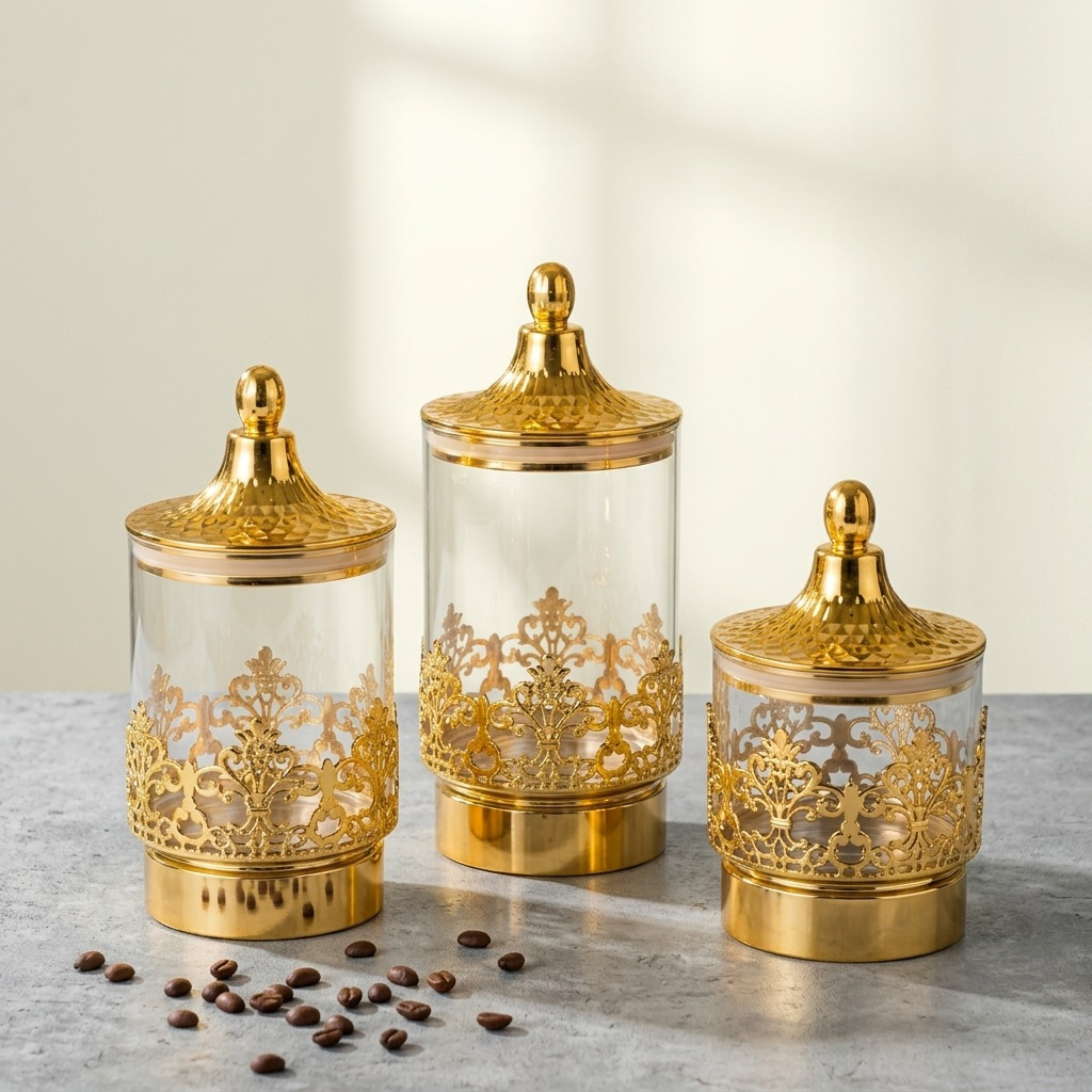 European Transparent Gold-plat - Kitchen Job ulasan dan harga