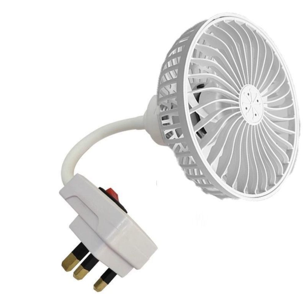 360 Rotatable Socket Fan with  - Kitchen Job ulasan dan harga