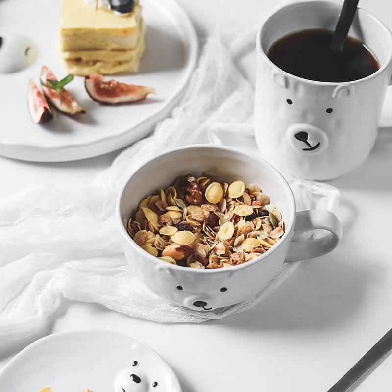 Cute Animal Bowl Cake Dish Lar - Cake Board Round ulasan dan harga