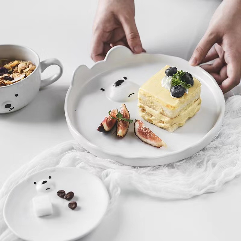 Cute Animal Bowl Cake Dish Lar - Cake Board Round ulasan dan harga