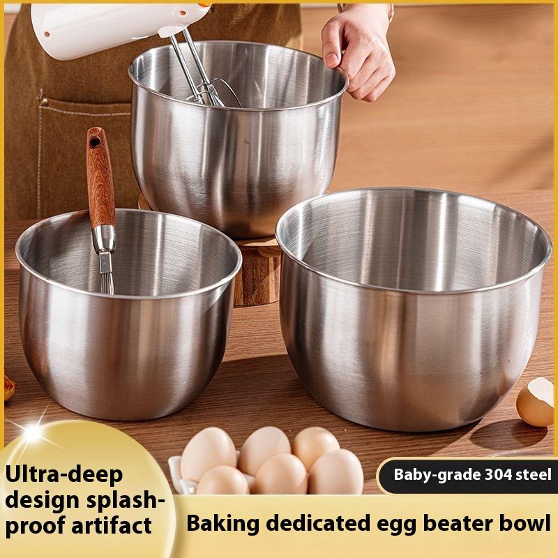 1Pc Stainless Steel Mixing Bow - Kitchen Baking Bowls ulasan dan harga