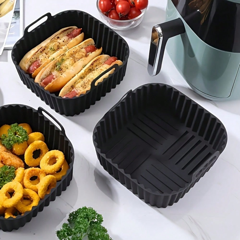 1pc Reusable Silicone Air Frye - Kitchen Baking Store ulasan dan harga