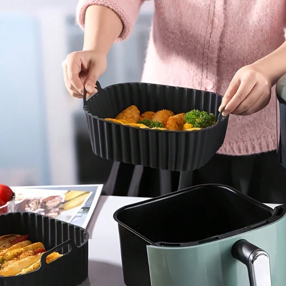 1pc Reusable Silicone Air Frye - Kitchen Baking Store ulasan dan harga