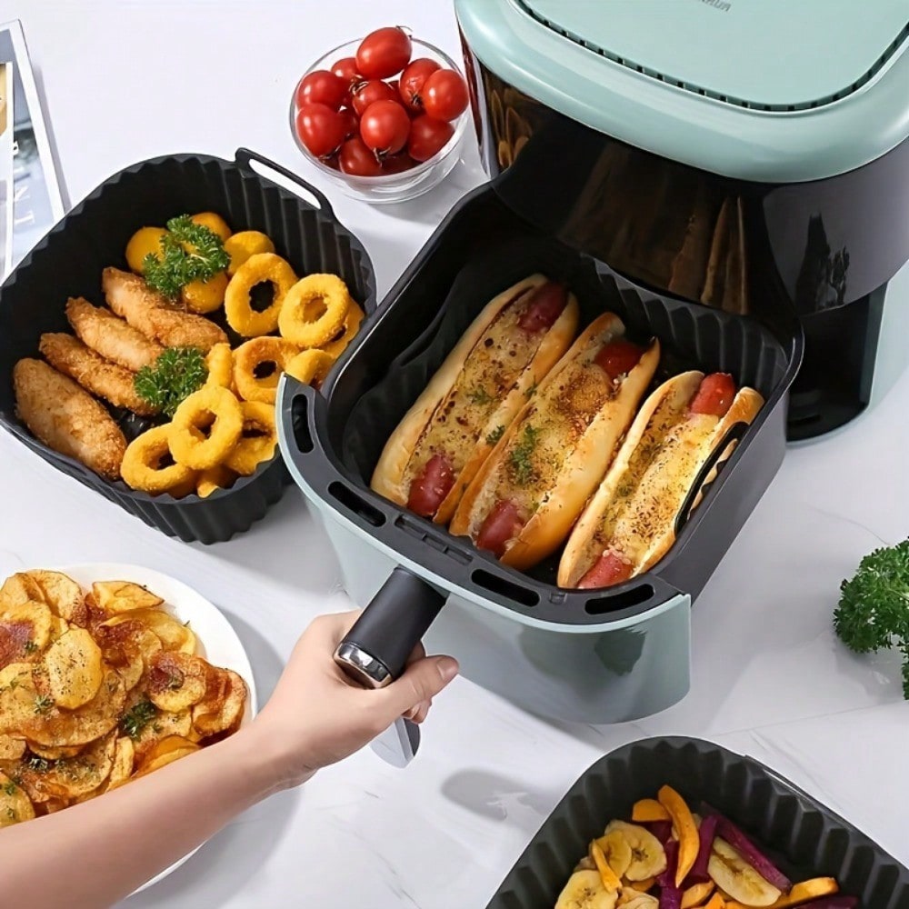 1pc Reusable Silicone Air Frye - Kitchen Baking Store ulasan dan harga