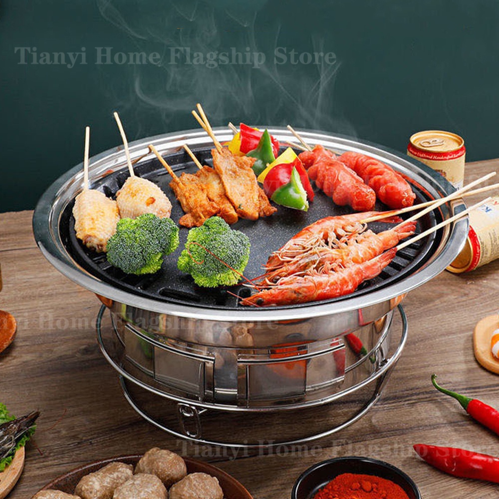 Stainless Steel Charcoal Grill - Kitchen Baking Tray Rack ulasan dan harga