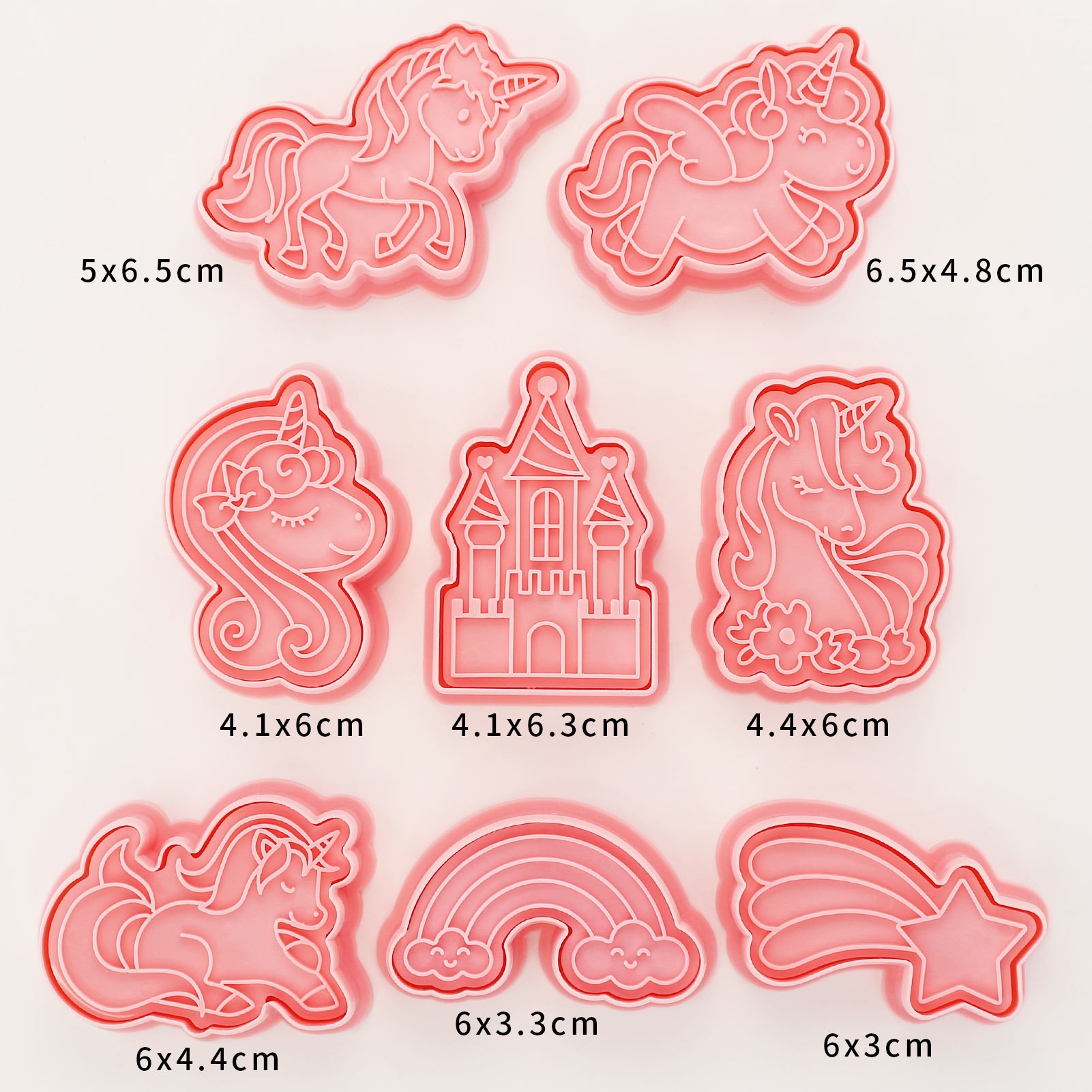 8 Pcs Unicorn Cookie Cutters U - Kitchen Baking Cookies ulasan dan harga
