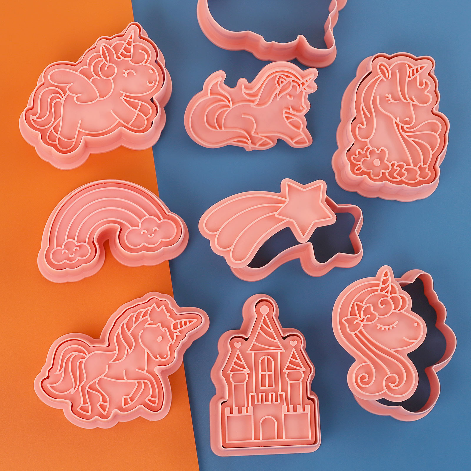 8 Pcs Unicorn Cookie Cutters U - Kitchen Baking Cookies ulasan dan harga