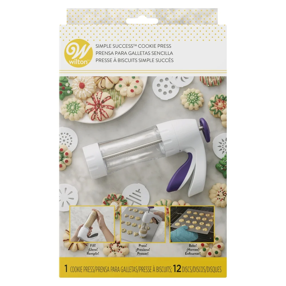 Ergonomic Cookie Press 13-Piec - Kitchen Baking Cookies ulasan dan harga