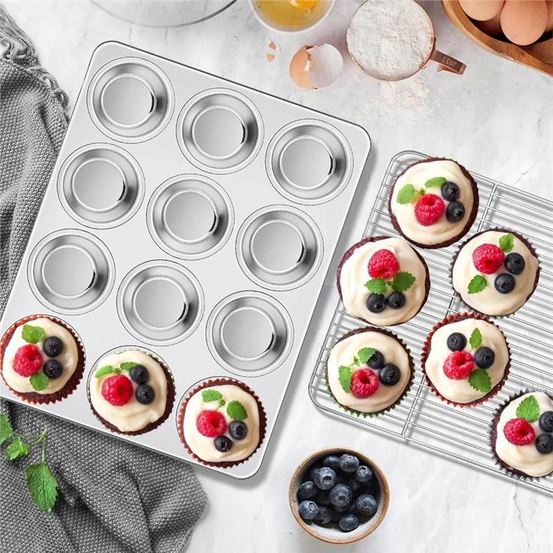 ABMR-Muffin Pan, Nonstick Meta - Muffin Tin Nonstick ulasan dan harga