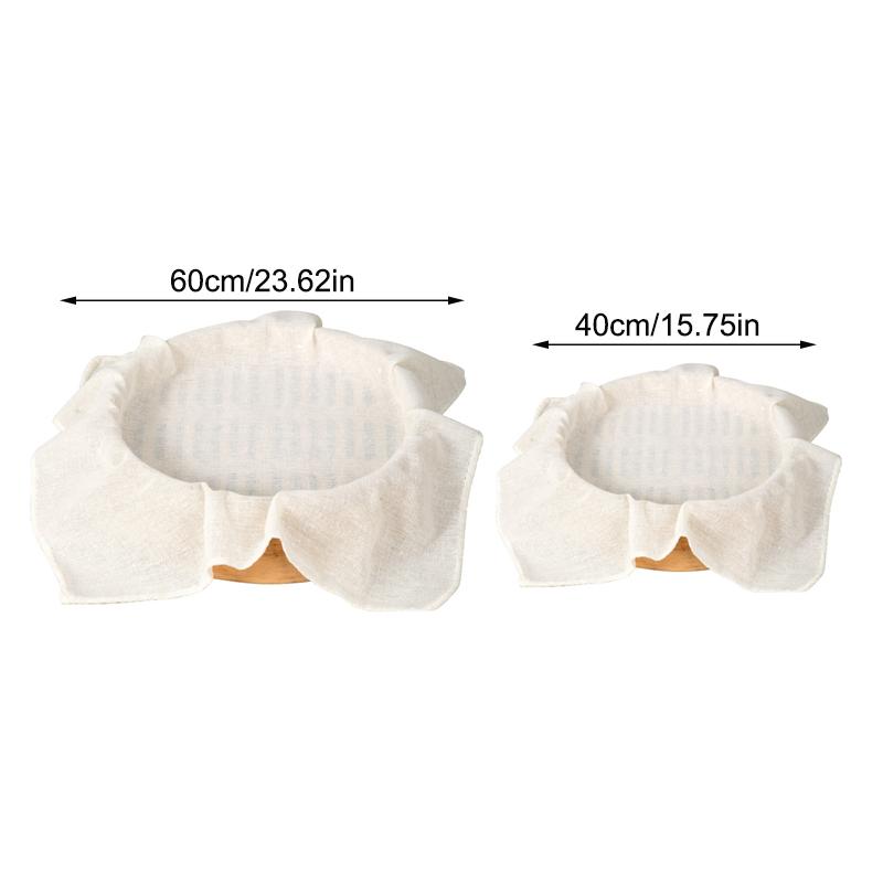 3Pcs And Bun Mat Round Cotton  - Kitchen Baking Drawer ulasan dan harga