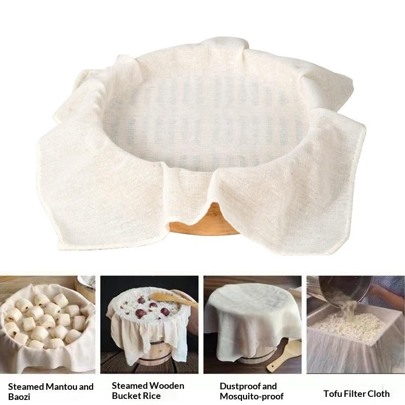 3Pcs And Bun Mat Round Cotton  - Kitchen Baking Drawer ulasan dan harga