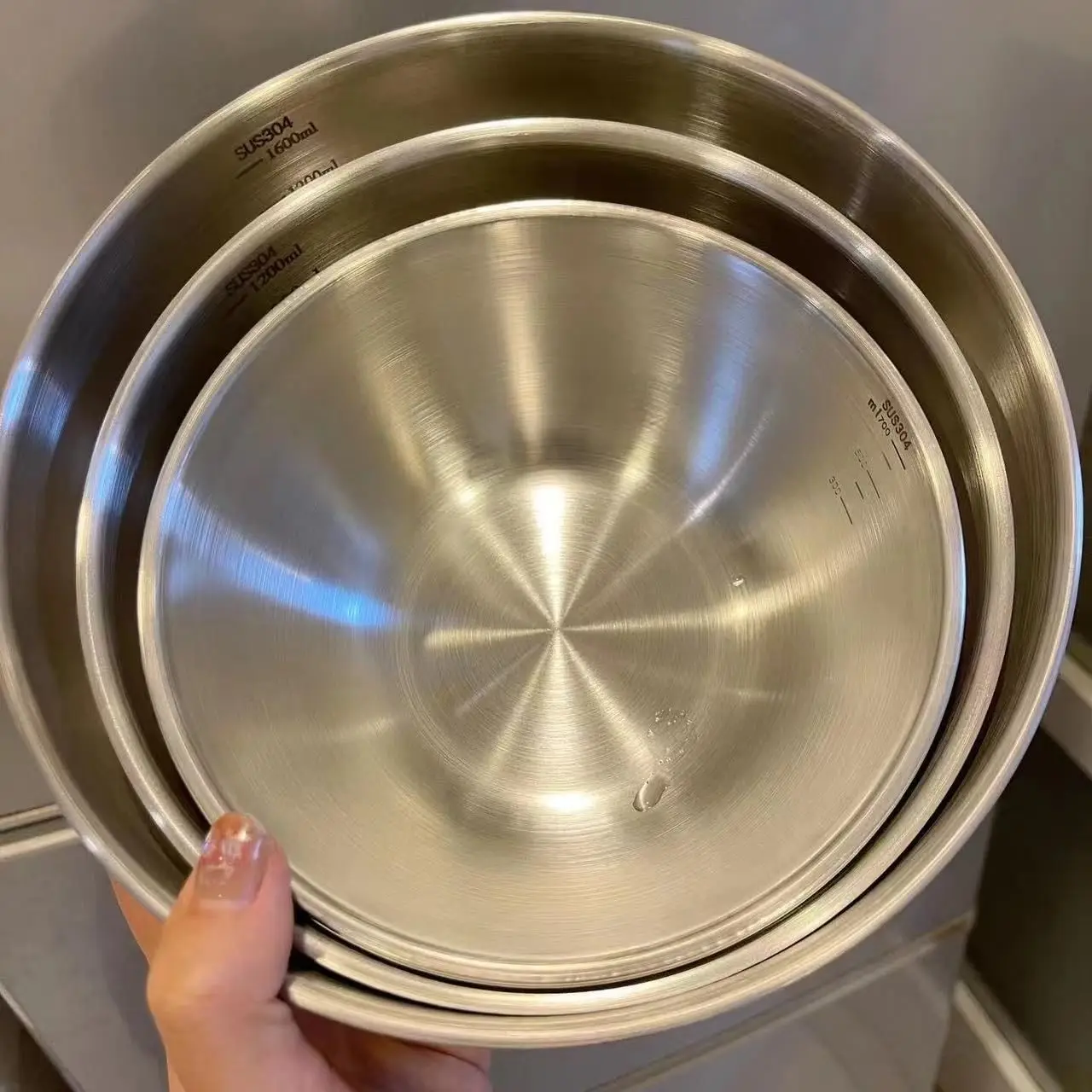 1-3 Stainless Steel Bowl Set w - Kitchen Baking Bowls ulasan dan harga