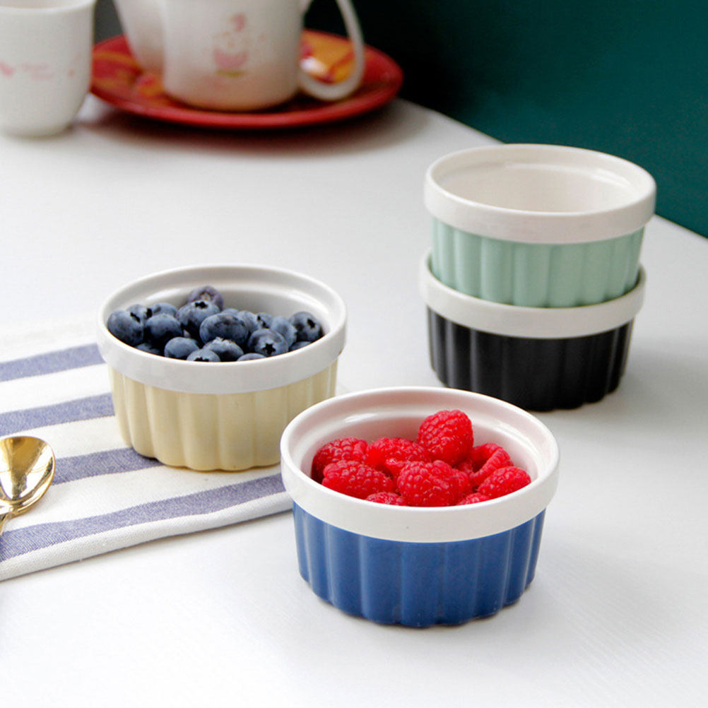 1Pcs Colorful Ceramic Baking B - Kitchen Baking Bowls ulasan dan harga