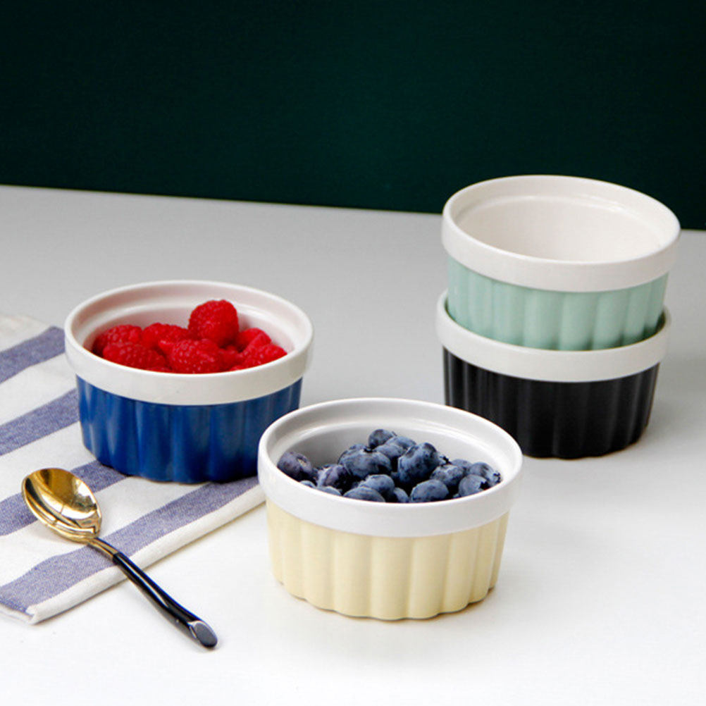 1Pcs Colorful Ceramic Baking B - Kitchen Baking Bowls ulasan dan harga