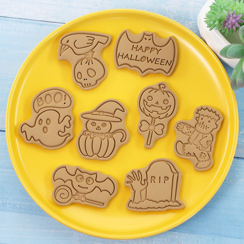 Halloween Cookie Stamp Cutters - Kitchen Baking Cookies ulasan dan harga